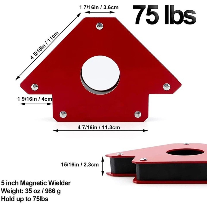 Ke Góc Nam Châm Siêu Mạnh - Nam Châm Ke Góc Vuông Hàn Sắt Thông Minh 12kg 22kg 33kg  shop hpt