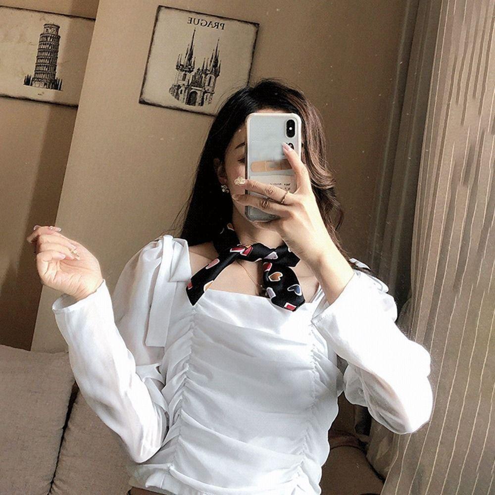 Cabeza Khăn Choàng Cổ Hình Vuông Nhỏ Bằng Lụa In Hoa Kiểu Pháp Cổ Điển Thanh Lịch