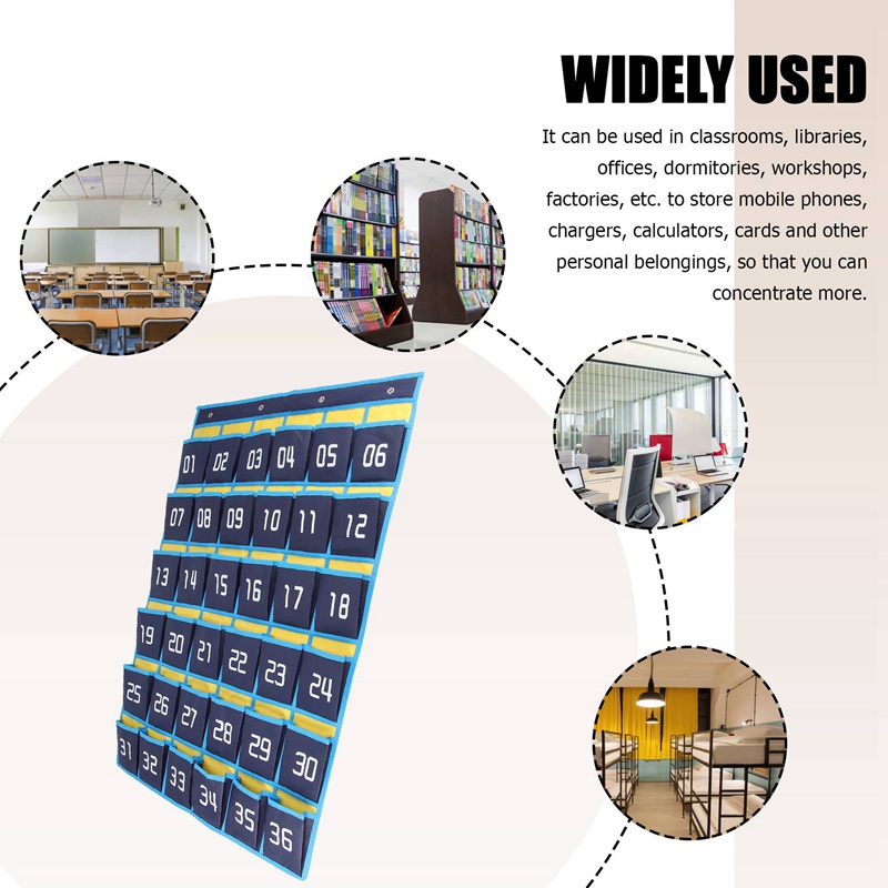 Túi Treo Tường Đựng Điện Thoại 36 Ngăn Tiện Lợi