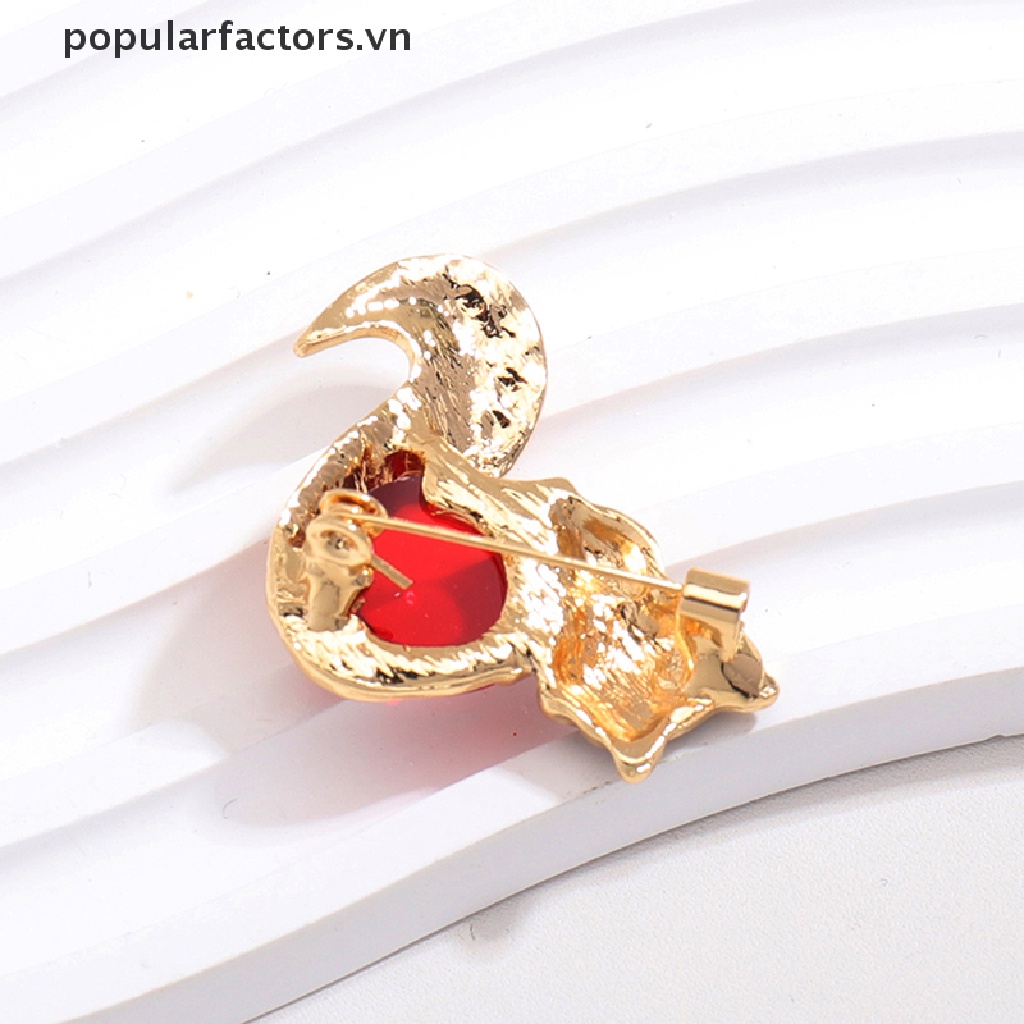 Ghim Cài Áo Hình Chú Cáo Tráng Men Dễ Thương