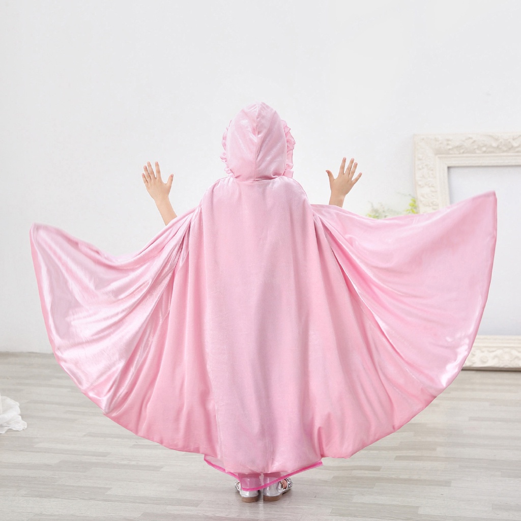 Áo Choàng Hóa Trang Công Chúa Elsa Xinh Xắn Cho Bé Gái