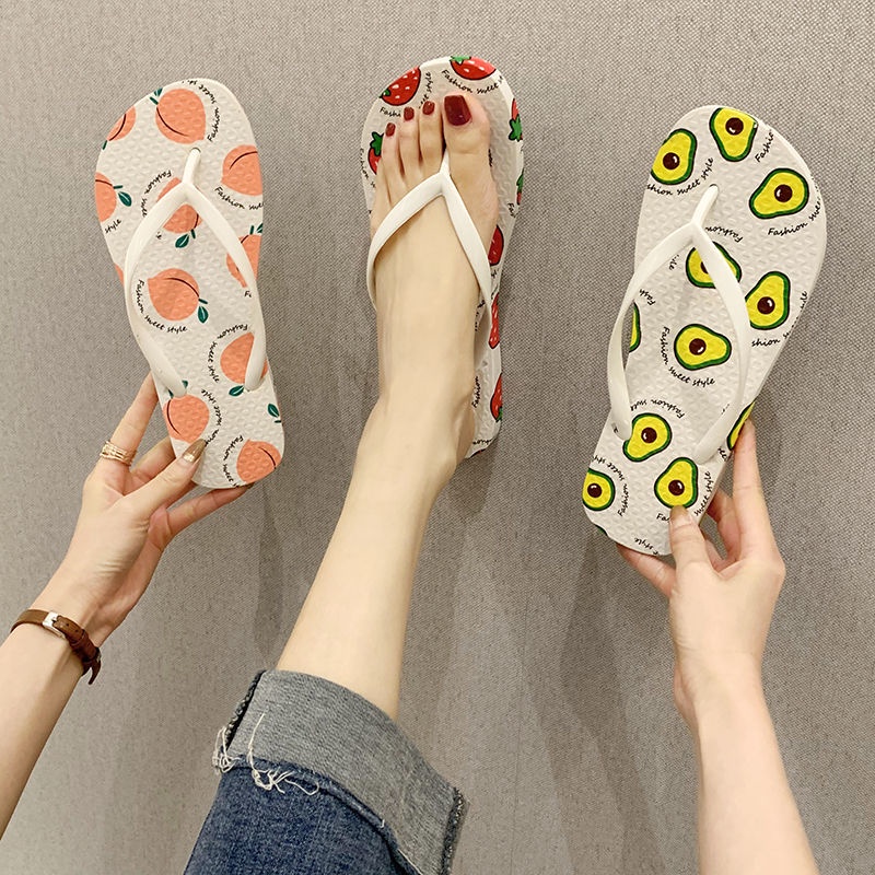 Dép Sandal Đế Bằng Chống Trượt Thời Trang Đi Biển Mùa Hè Dành Cho Nữ