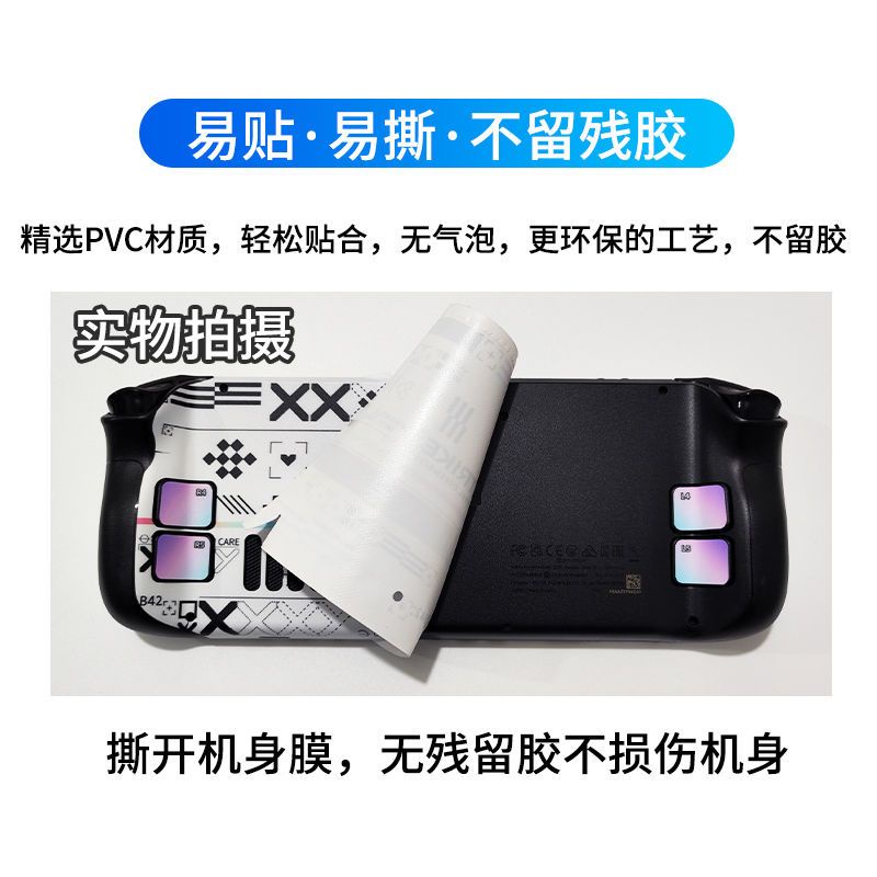 [Nhãn Dán Hoạt Hình] Miếng Dán Mềm Trong Suốt Chống Trầy Cho Máy Chơi Game Hơi Nước Tự Làm Thủ Công