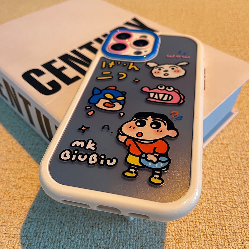Ốp Điện Thoại Silicon Mềm Hình Shin-Chan Cho Iphone 11promax 12pro 13pro max 14promax 14 13 12 11 X / XS / XSMax