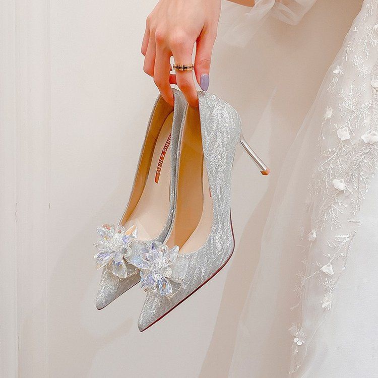 Sandal Cao Gót Thiết Kế Mới Thời Trang Mùa Hè Theo Phong Cách Pháp Cho Nữ