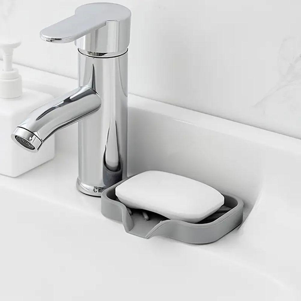 Khay Silicone Đựng Xà Phòng Kiểu Nhật Bản Sáng Tạo O4U1