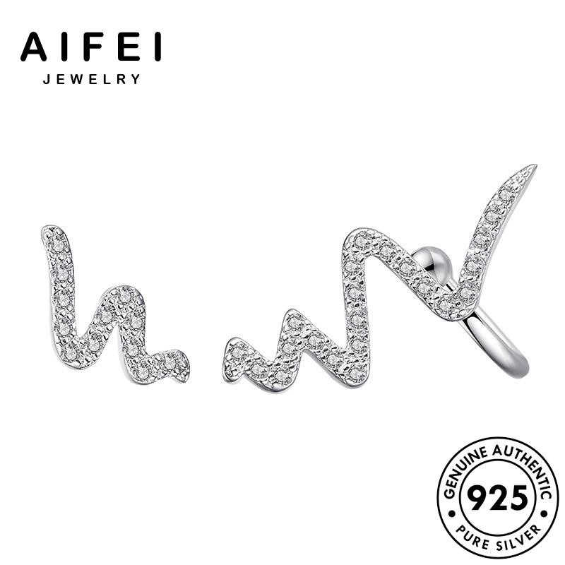 AIFEI JEWELRY tai khuyên cá 925 trang sức phụ tia hàn tính vành Thời tròn cương thời chớp bạc nguyên tua bản thật kim kiện quốc nữ xỏ bông moissanite E152
