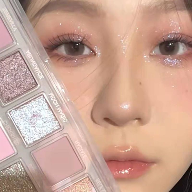 Bảng Màu Phấn Mắt Hiệu Ứng Lì / Ánh Nhũ 18 Màu S