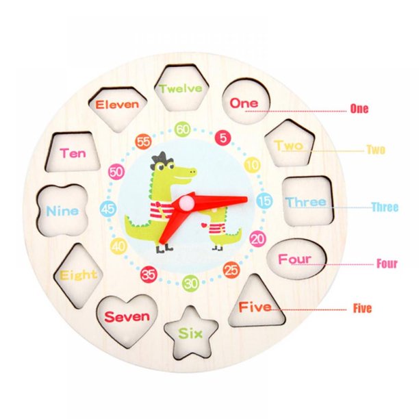 Đồ Chơi Lắp Ráp Hình Đồng Hồ Bằng Gỗ Nhiều Màu Sắc Bắt Mắt Sành Điệu