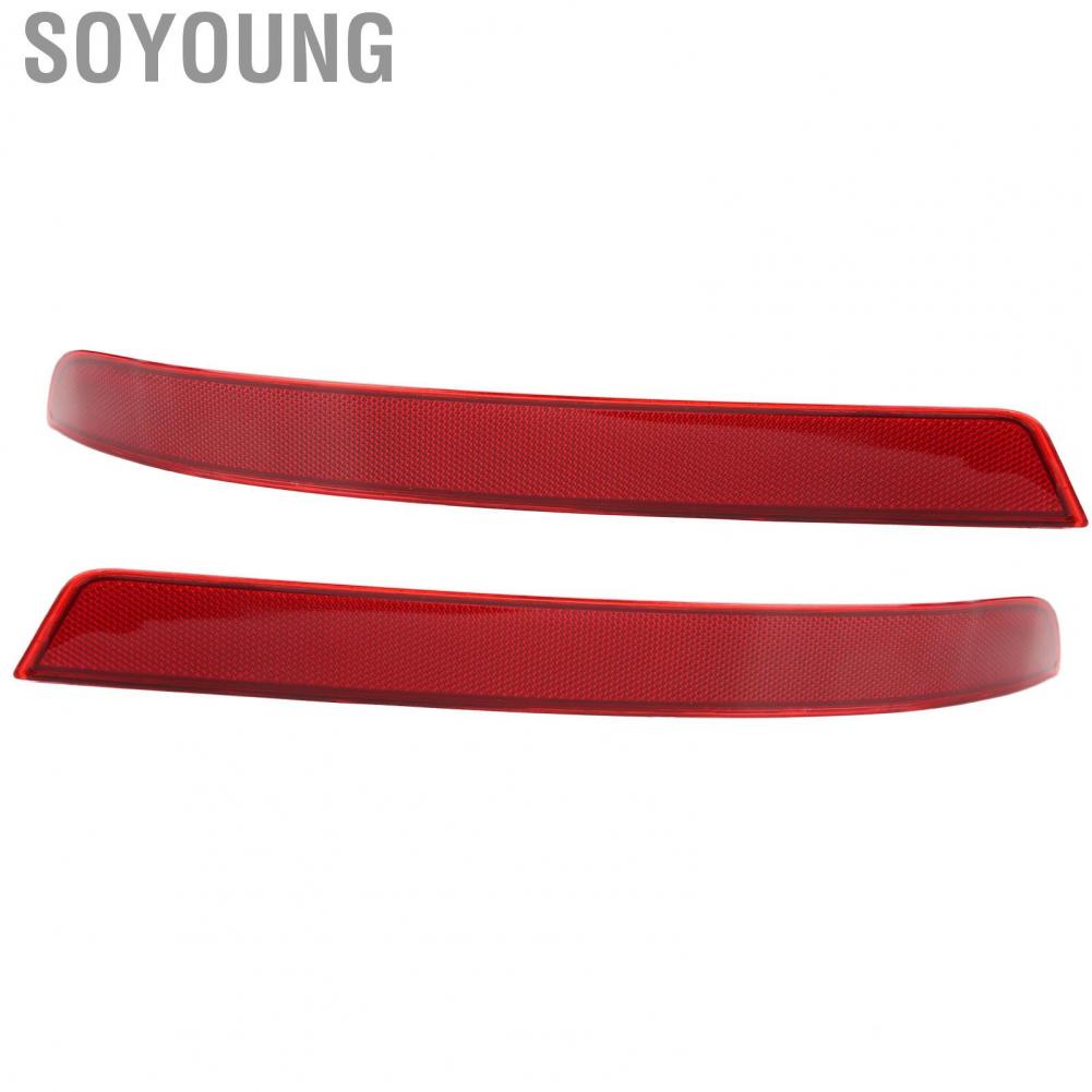 Soyoung Rear Bumper Reflector  Red Waterproof Night Perfect Match Warning for GL63 GL320 GL450 GL550