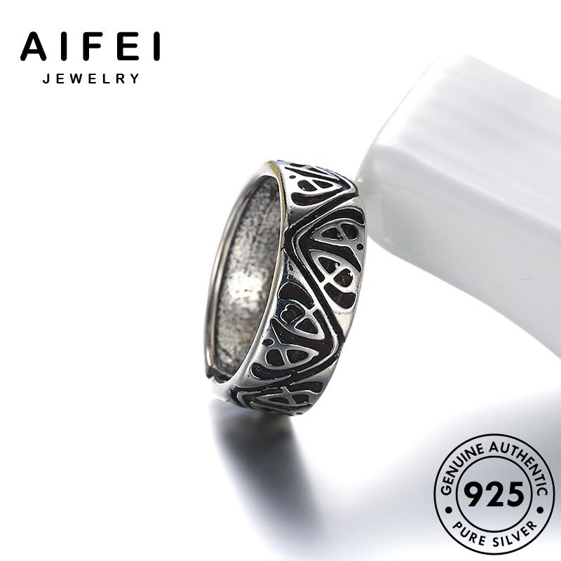 AIFEI JEWELRY hàn kiện bạc trường hàn trang quốc quảng nữ bản thật 925 sức phụ quốc nhẫn nguyên thời R265