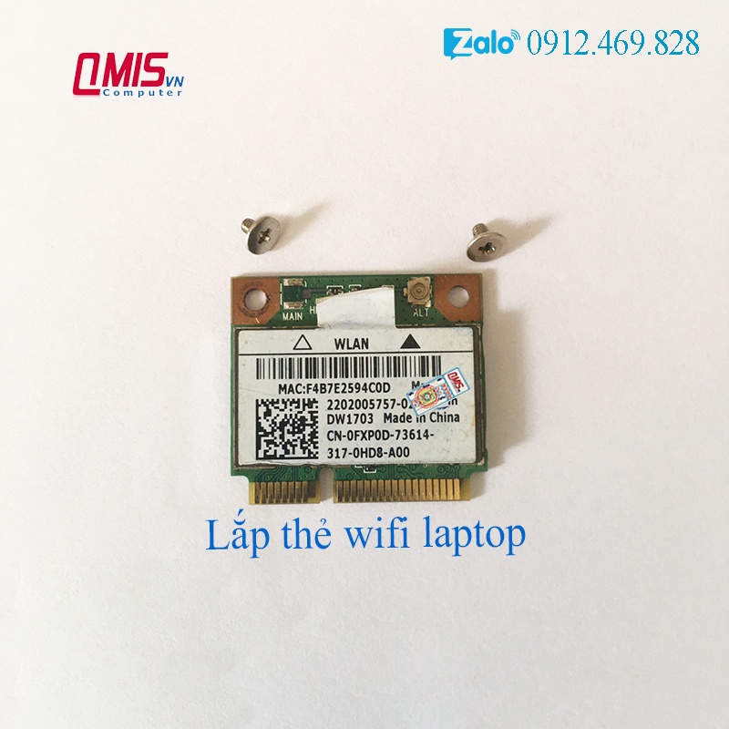 M2*3  Ốc vít laptop kim loại màu trắng dùng lắp đặt màn hình laptop, card wifi, SSD M2, Msata, NVME M2x3
