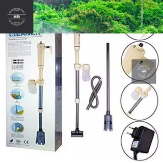 Máy hút đáy, vệ sinh hồ cá jeneca as-615b chạy pin và điện cho bể cá