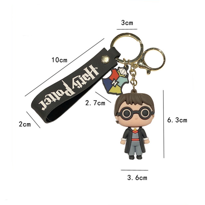 Móc Khóa Nhựa PVC Hình Nhân Vật Trong Phim Harry Potter 2023