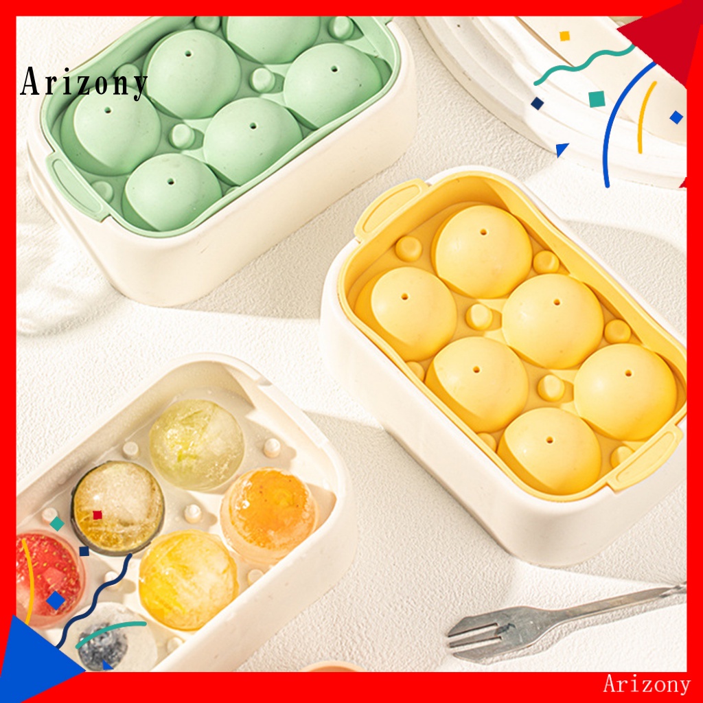 Khay Silicone Làm Đá Viên Có Nắp Đậy Tiện Lợi Dành Cho Tủ Lạnh