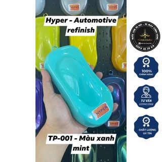 Nước sơn xe máy pha sẵn - màu xanh mint - tp-001
