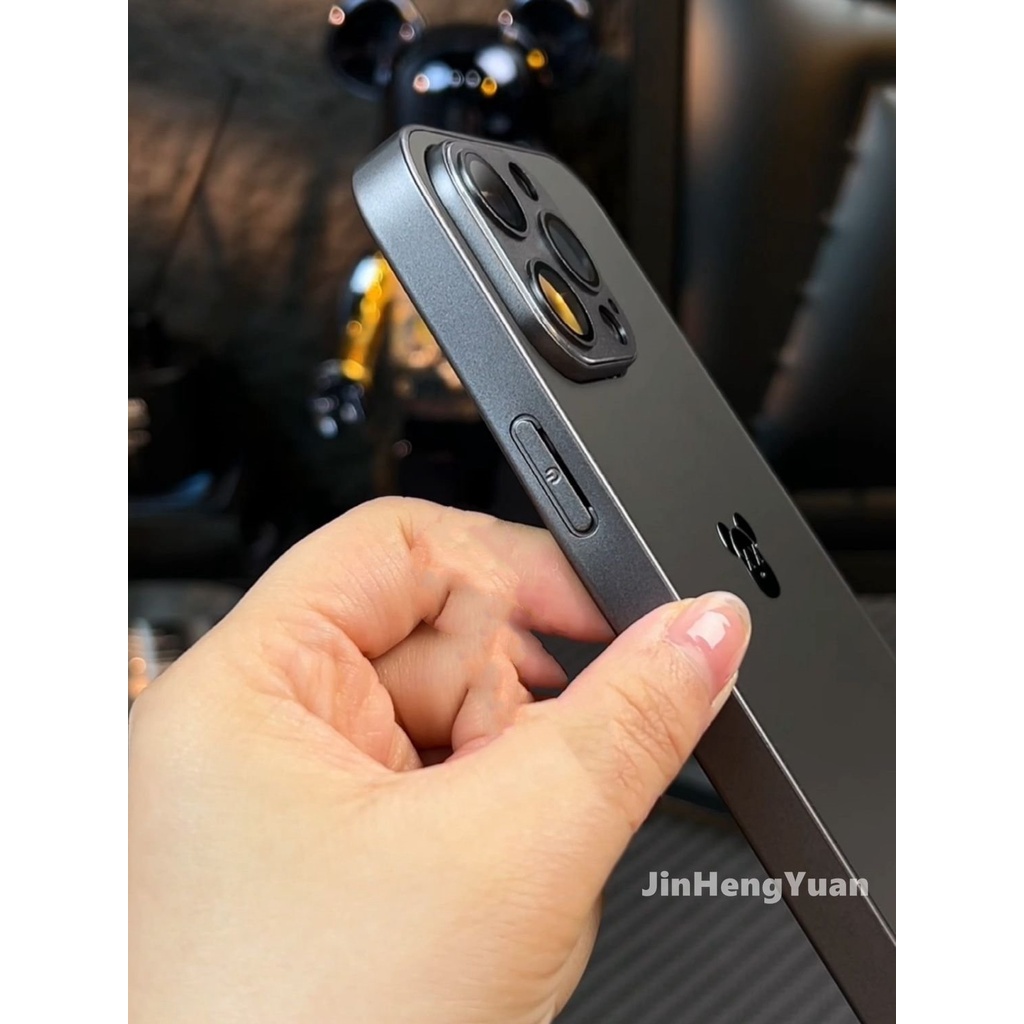 Ốp Điện Thoại Mặt Kính In Hình Gấu Hoạt Hình Cho IPhone 14 11 13 12 Pro Max 14 Plus