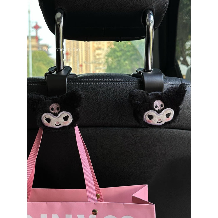 Clow M Car Hook Cute Car Seat Multifunctional Storage Rear Storage Rack for Girls Car Interior Supplies TMbA