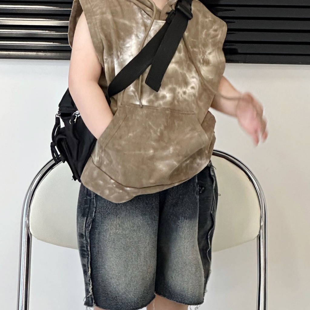 Hàng Mới Về Bộ Áo Thun + Quần Đùi Phong Cách Hàn Quốc Thời Trang Mùa Hè Cho Bé Trai / Gái