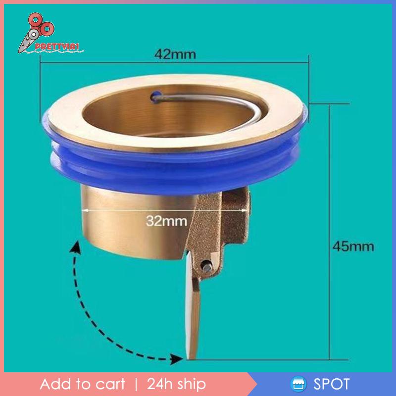 [Prettyia1] Nắp Cống Thoát Nước Sàn Nhà Tắm Tự Động Thoát Nước Bền Bỉ