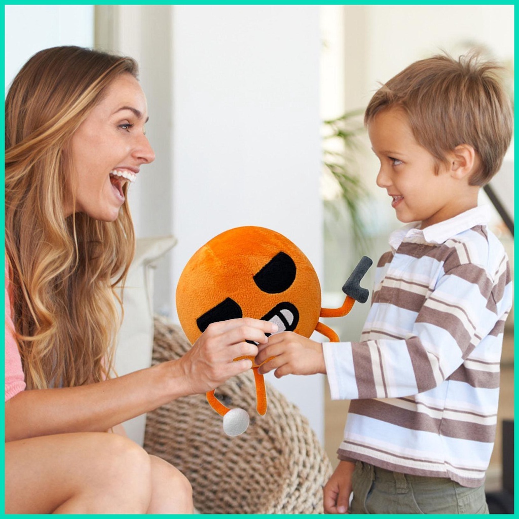 Thú Nhồi Bông Hình Cầu Hoạt Hình 20CM Cho Bé