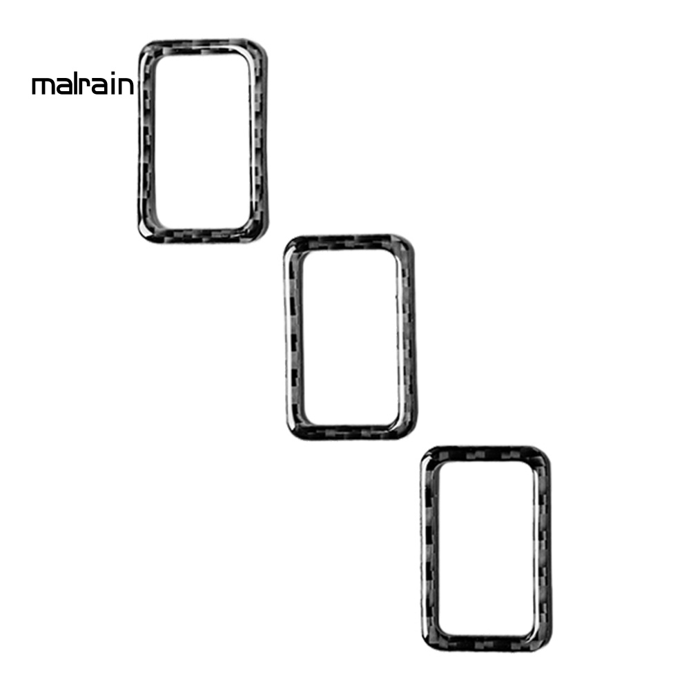 Ốp Viền Bảng Điều Khiển Nâng Cửa Sổ Xe Hơi Bằng Sợi Carbon