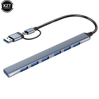 Bộ Chia USB 3.0 2.0 7 Cổng 5Gbps Tốc Độ Cao Cho Máy Tính