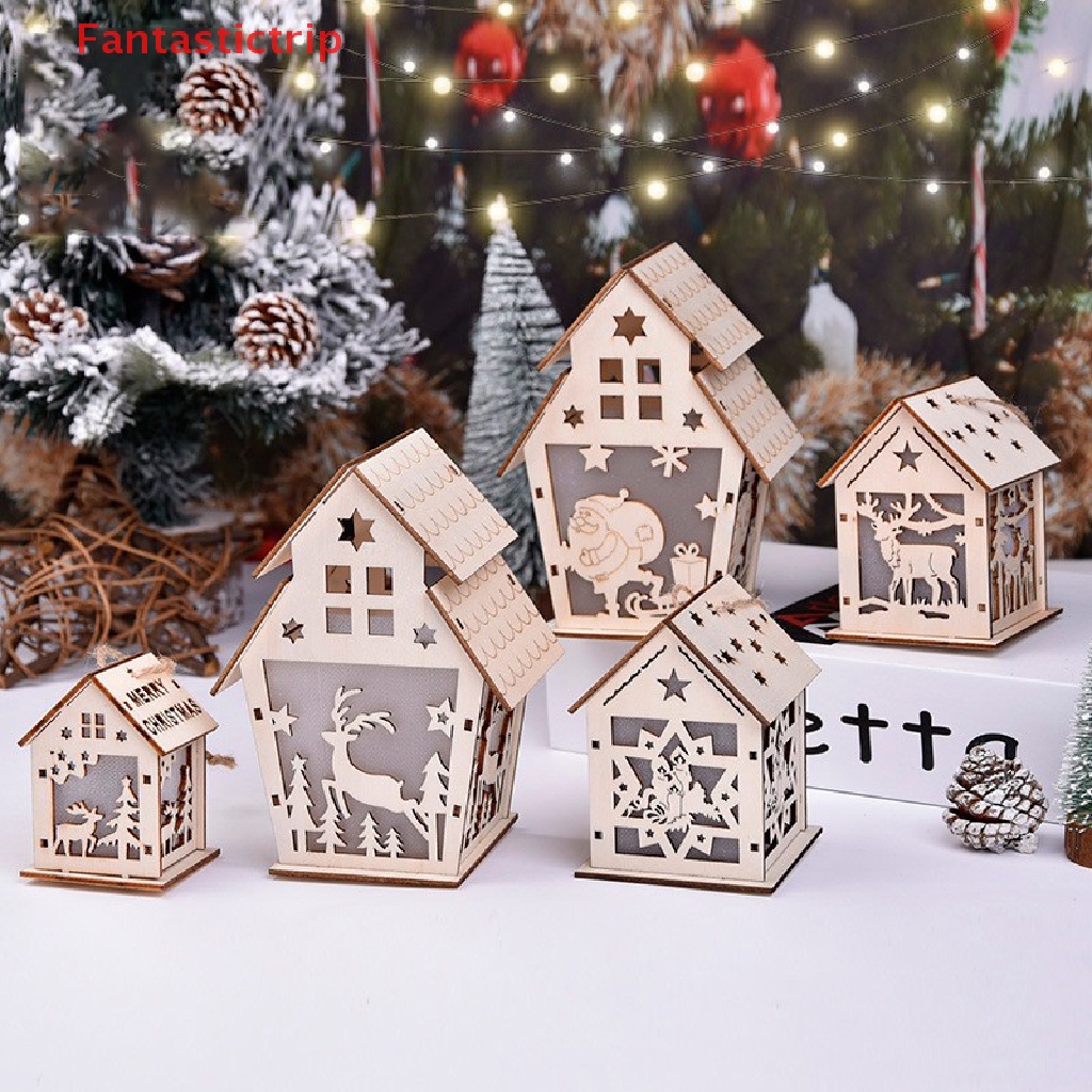 Cây Thông Giáng Sinh Phát Sáng Trang Trí Nhà Tuyết Mới