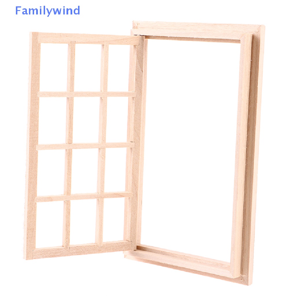 Mô Hình Cửa Sổ 12 Ngăn Vuông 1: 12 Trang Trí Nhà Búp Bê