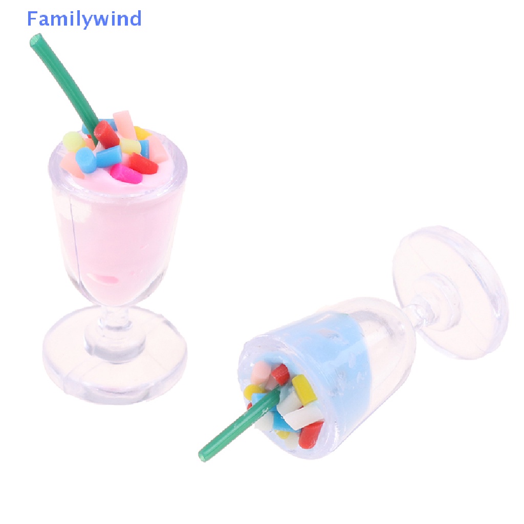 Set 4 Ly Kem / Kẹo / Nước Ép Trang Trí Nhà Búp Bê 1: 12