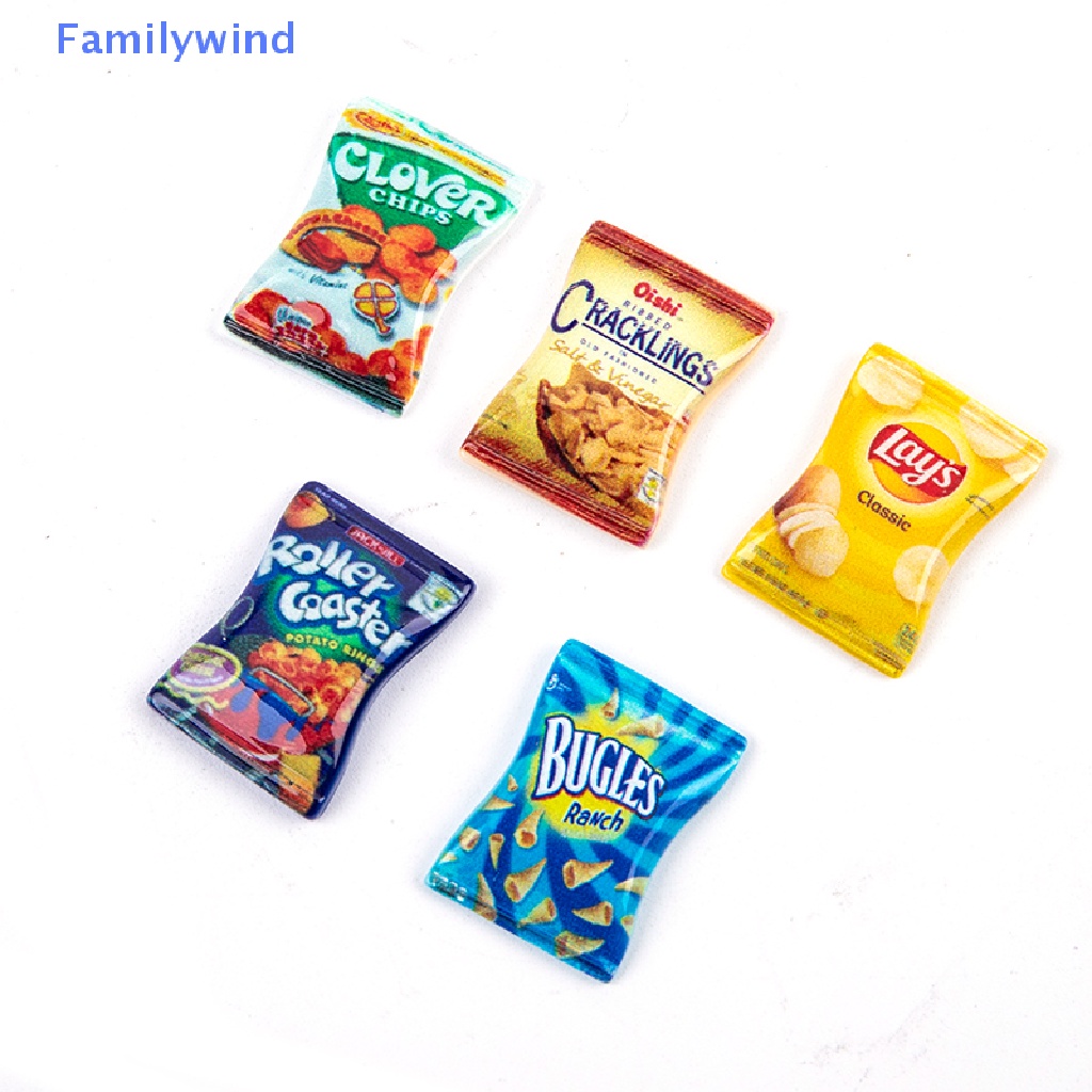 Set 5 Đồ Chơi Khoai Tây Chiên Tỉ Lệ 1 / 6 Cho Nhà Búp Bê