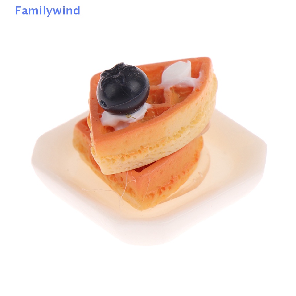 Bánh Waffle Mini Tỉ Lệ 1 / 12 Trang Trí Nhà Búp Bê