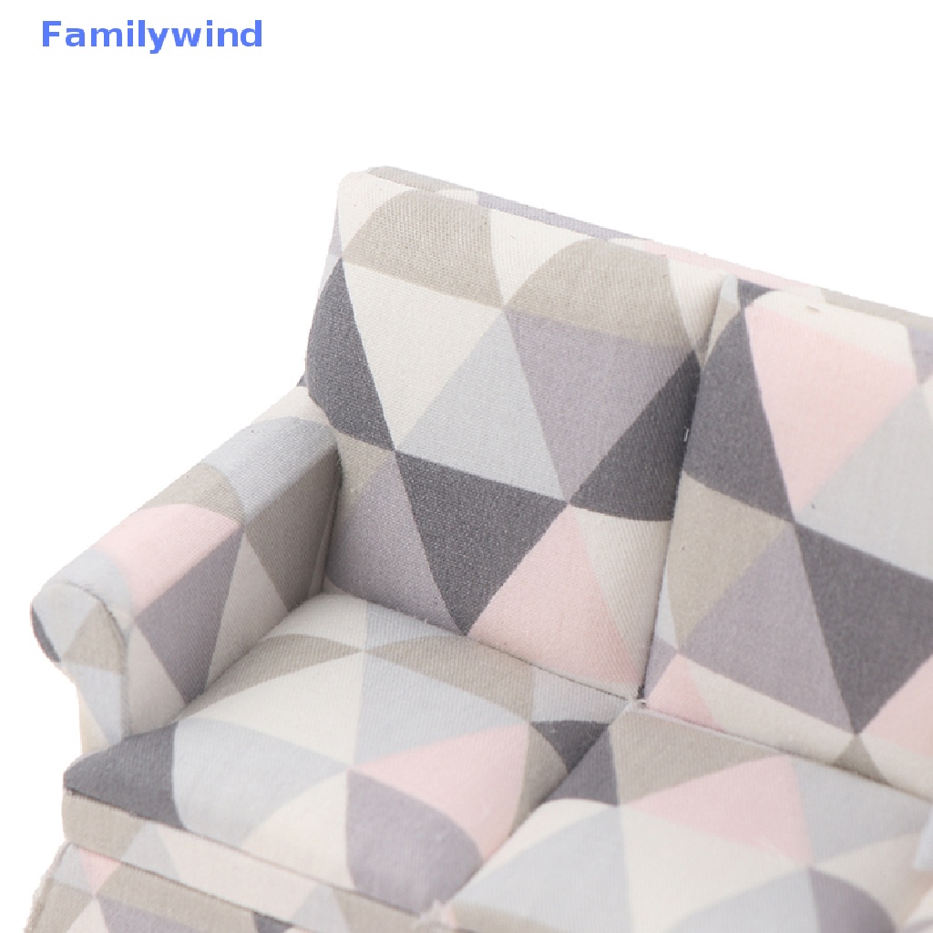 Bộ Ghế Sofa Mini Tỉ Lệ 1: 12 Cho Nhà Búp Bê