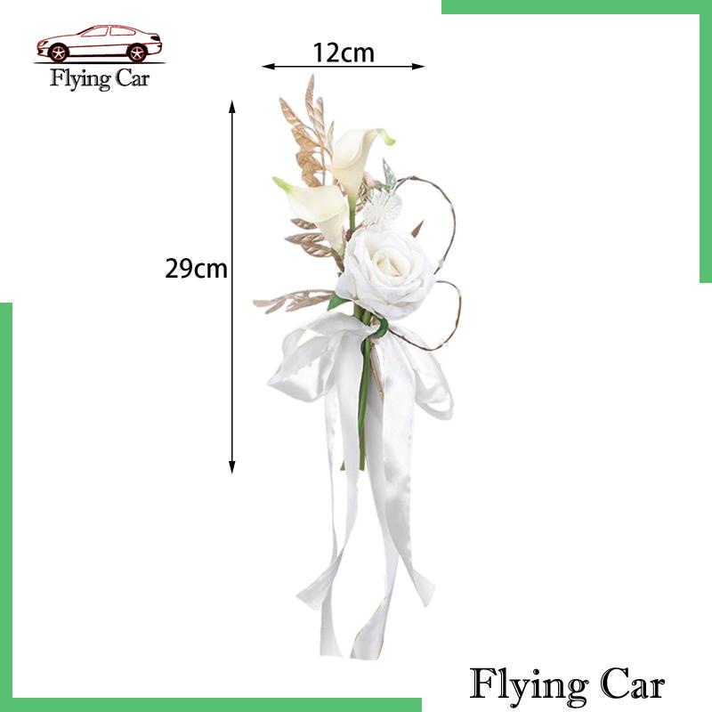 [Lzdjfmy2] Hoa Aisle Pew Và Ruy Băng Trang Trí Đám Cưới