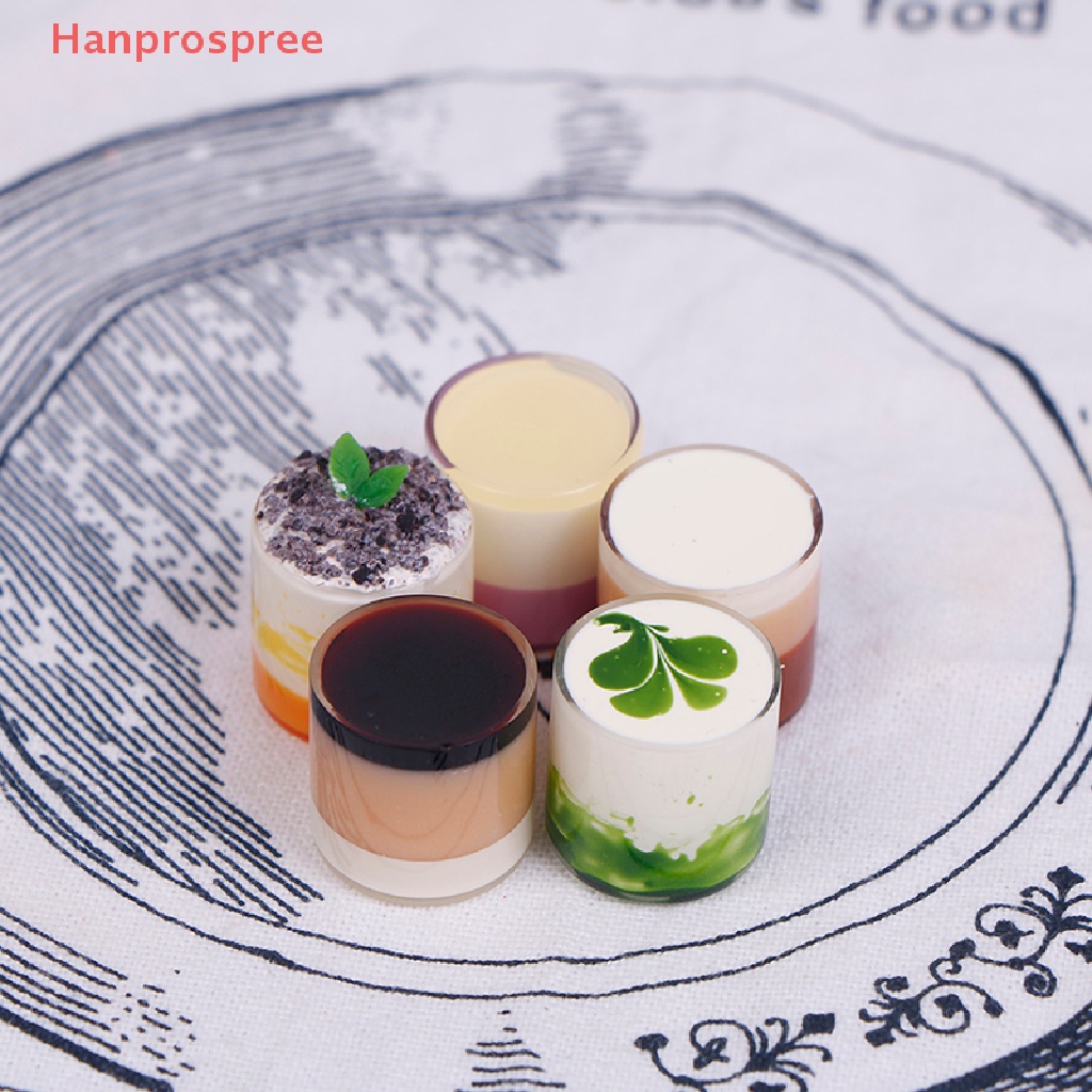Mô Hình Ly Bánh Mousse Mini Tỉ Lệ 1: 12 Trang Trí Nhà Búp Bê