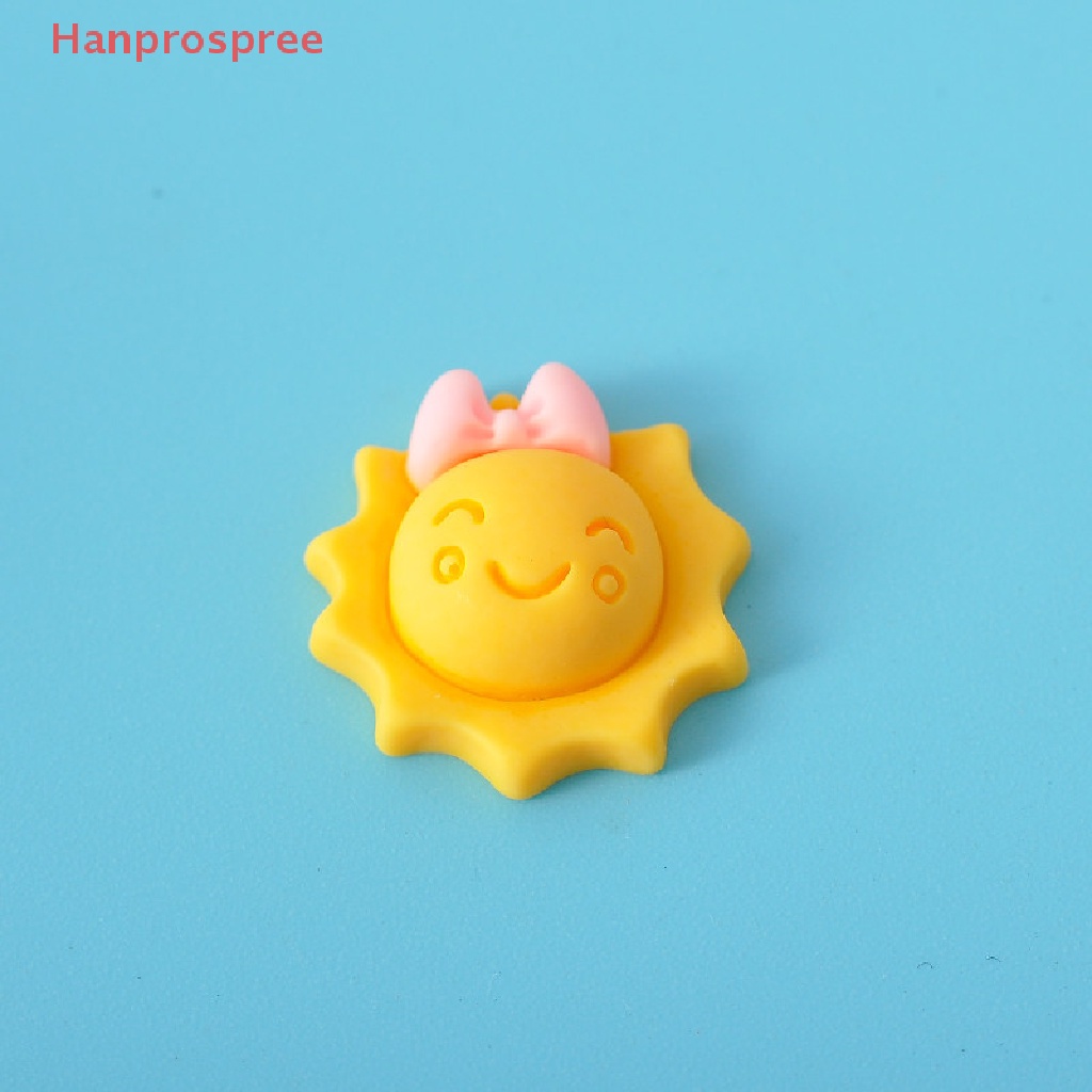 Hanprospree > Phụ Kiện Kẹp Tóc Hình Đám Mây Mưa Hoạt Hình Dễ Thương Bằng Nhựa Resin Diy Trang Trí Điện Thoại Di Động