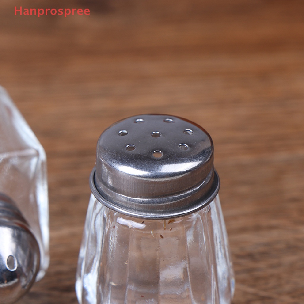 Bộ 2 Hũ Đựng Gia Vị Bằng Thủy Tinh Cho Nhà Búp Bê Tỉ Lệ 1: 6