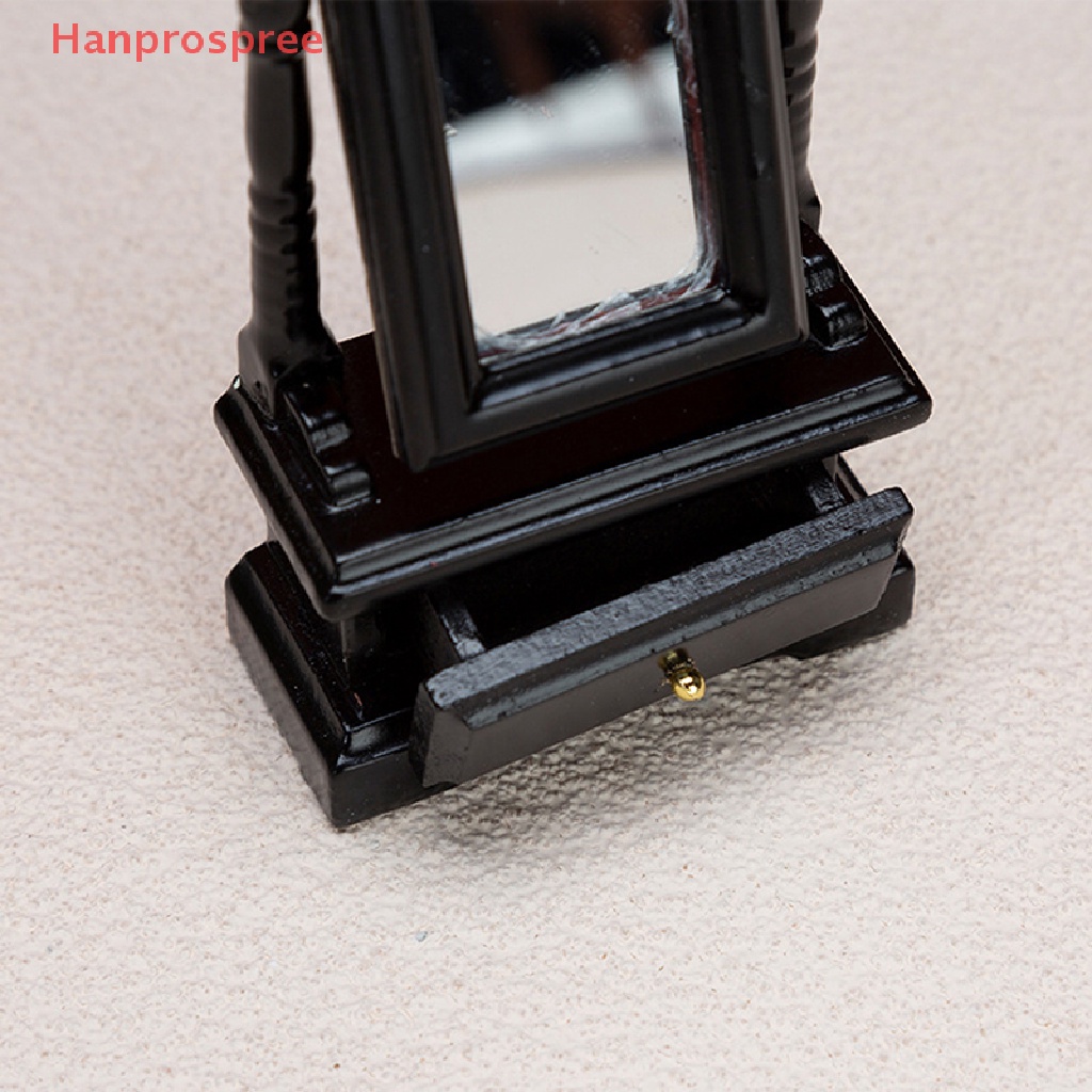 Hanprospree &gt; Gương Nội Thất Mini Tỉ Lệ 1: 12 Toàn Thân Trang Trí Nhà Búp Bê