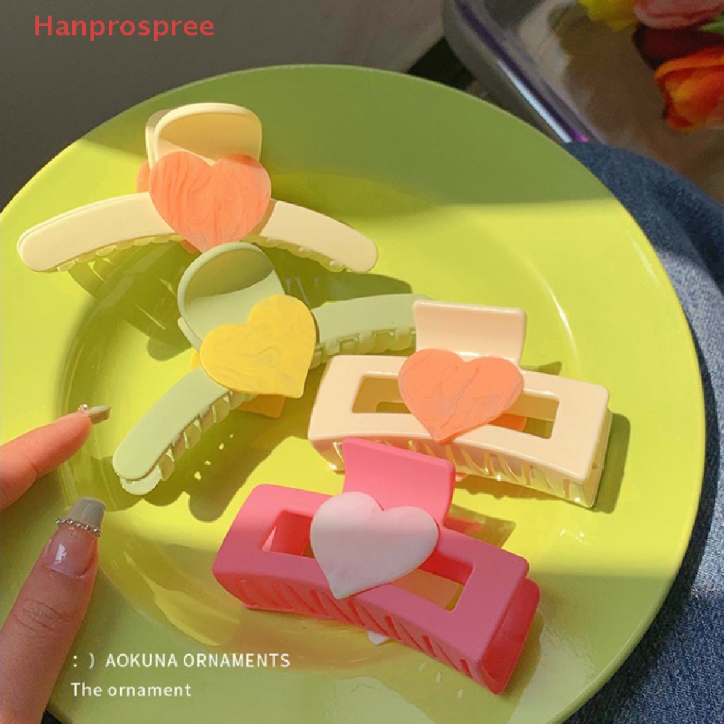 Kẹp Tóc Hình Trái Tim Màu Hồng Thời Trang Cho Nữ