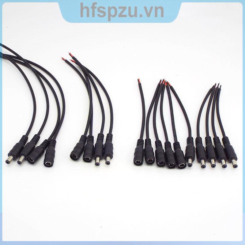 Dây Cáp Nối Nguồn Điện 2pin DC Male Female 12V 5.5x2.1mm Dành Cho Dải Đèn LED VNH2