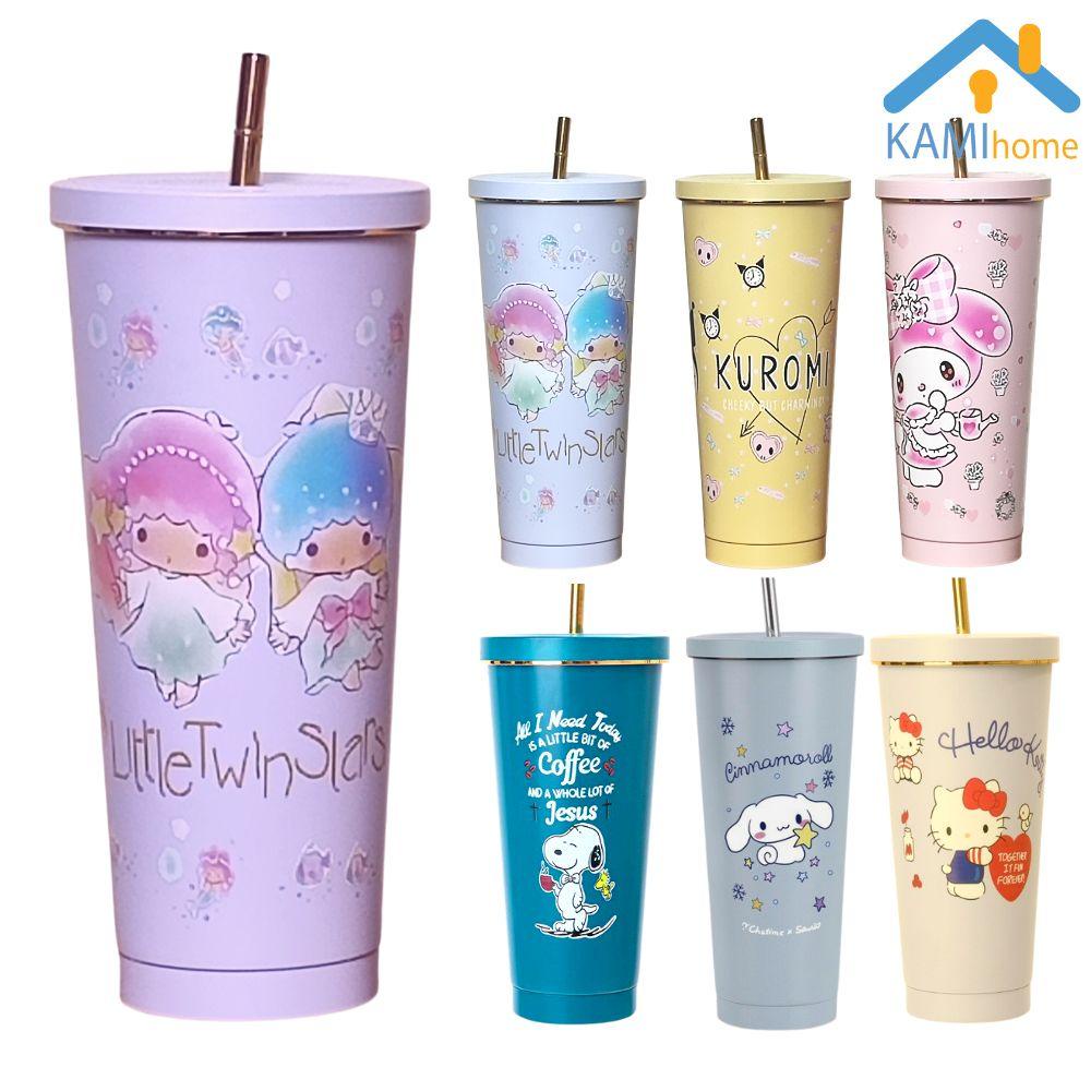 Ly giữ nhiệt gấu dâu Lotso inox thép không gỉ 750ml mã 22089