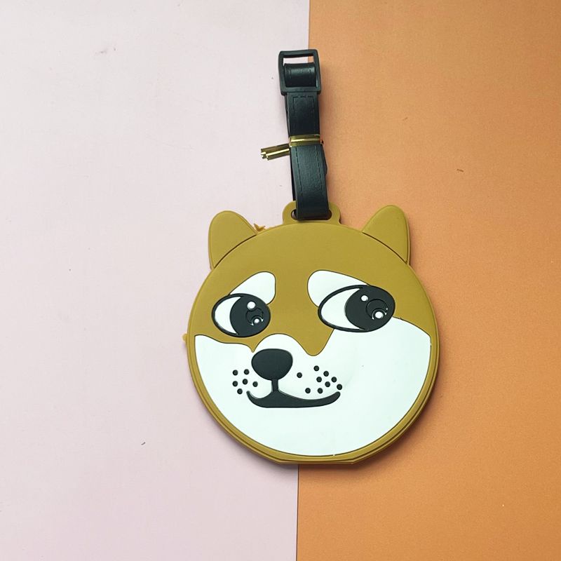Thẻ Treo Hành Lý Chống Thất Lạc Hình Búp Bê Hoạt Hình Mèo Và Chuột Dễ Thương