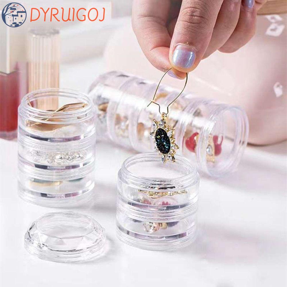Hộp Đựng Trang Sức Trong Suốt Nhiều Tầng Đa Năng Tiện Dụng Ốp