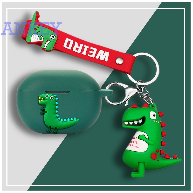 SoundPEATS Mini Pro Case Cute Cartoon Cover with KeyChain Bluetooth Earphone Accessories TWS Headphone Portable