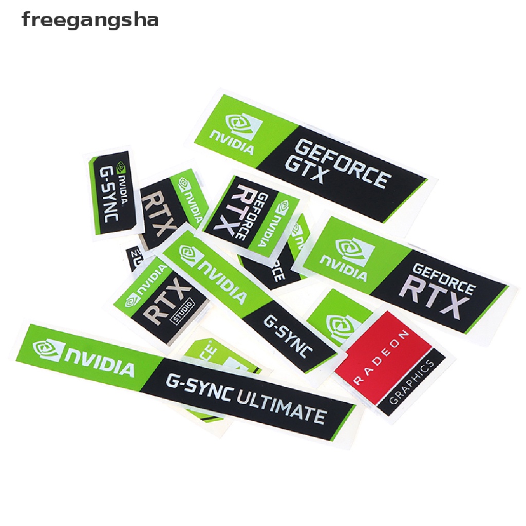 [FREG] 5 Miếng Dán Trang Trí Laptop New NVIDIA GTX GEFORCE