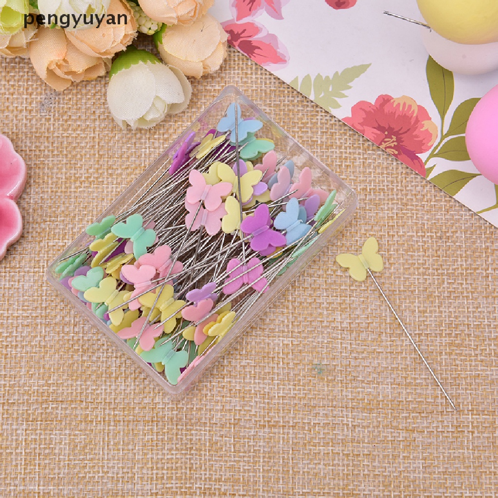 Bộ 100 Ghim Kim Khâu DIY Kèm Hộp Đựng Tiện Lợi