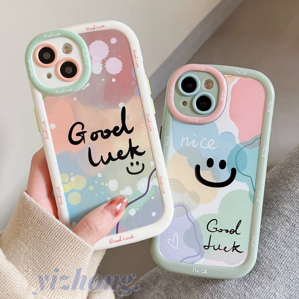 Ốp Điện Thoại TPU Mềm Chống Trầy Xước Chống Sốc In Hình Mặt Cười Cho iPhone 14 Pro Max 11 13 12Pro Dying