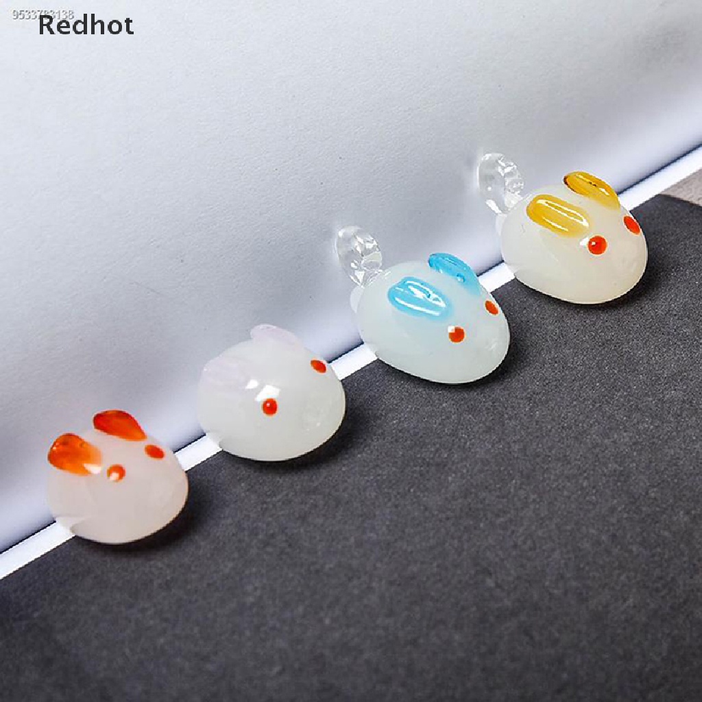 1 Sản Phẩm Trang Trí Vòng Tay / Vòng Tay / Mặt Dây Chuyền Hình Thỏ Hoàng Đạo Trung Hoa Mini Điêu Khắc Bằng Ngọc Bích