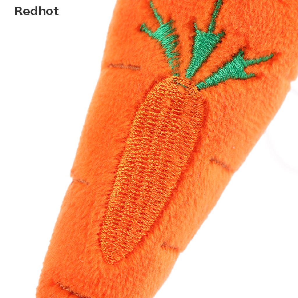 &lt; Redhot &gt; Móc Khóa Búp Bê Củ Cà Rốt Nhồi Bông Dễ Thương
