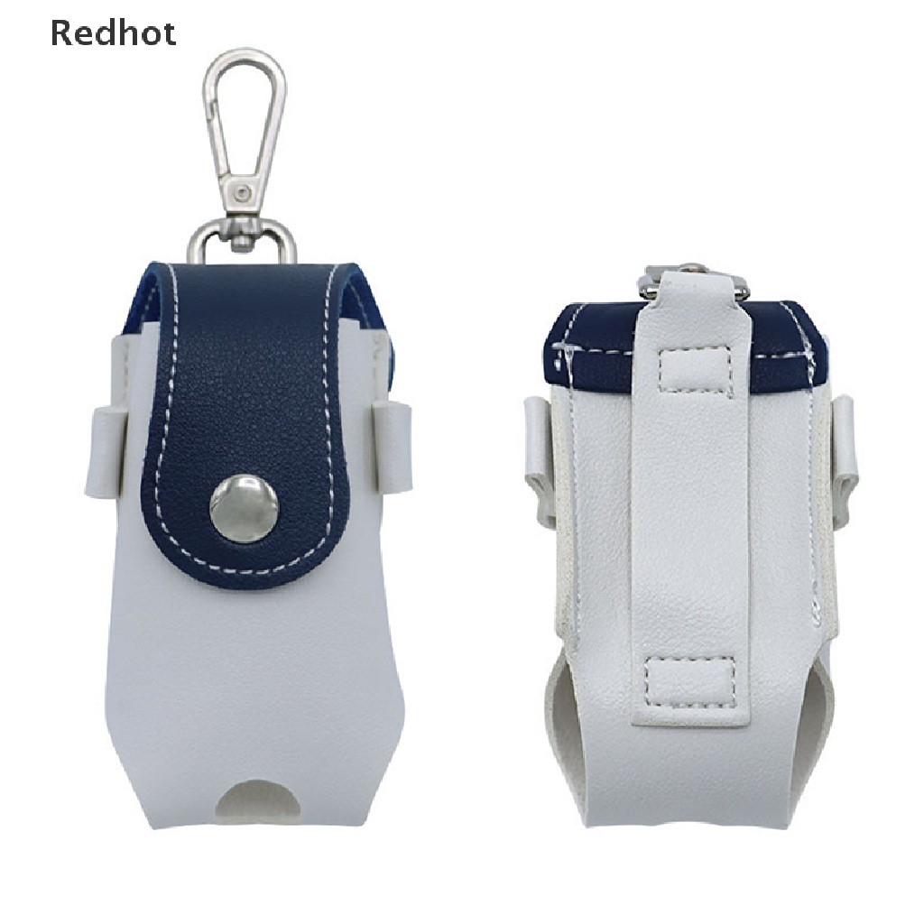 &lt; Redhot &gt; Túi Đựng Bóng Golf Mini Bằng Da PU Màu Hồng Có Dây Treo Trên Thắt Lưng